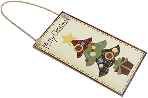 Maxbus deseja uma corda decorativa para festa de madeira decorações de natal decoração de árvore caseira de casas de