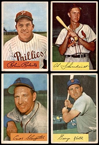 1954 Baseball Bowman Complete Conjunto VG/Ex