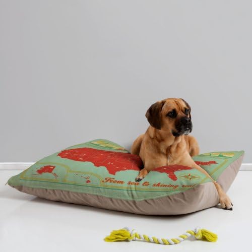 Deny Designs Anderson Design Group Anchors Aweigh Pet Bed, 28 por 18 polegadas