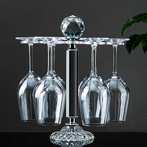 Simplicidade criativa Crystal Wine Glass Rack de cabeça para baixo