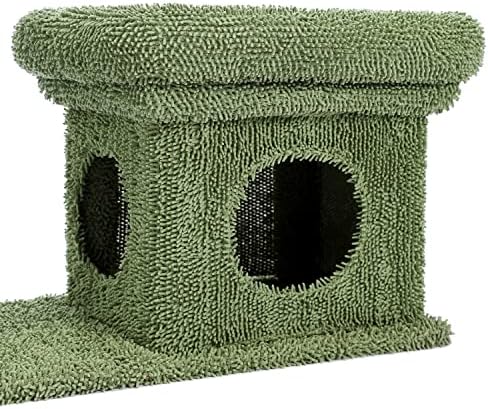 Walnuta Cactus Cat Tree Cat Tower com Sisal Scratching Post Board for Indoor Cats Cat Condo Kitty Play House
