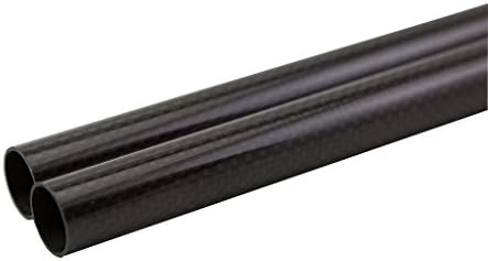 Shina 3k Roll embrulhado em 12 mm Tubo de fibra de carbono 11mm x 12 mm x 500 mm brilhante para RC Quad