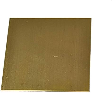 Yuesfz Brass Capper Placa de folha de metal Materiais industriais de resfriamento crua H62 Cu 150mmx150mm, 3mmx150mmx150mm