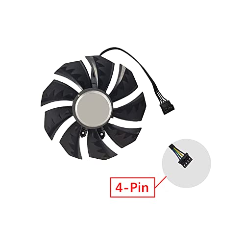 JZWEFDO 75mm 85mm Video Fan para refrigeração para geforce colorido rtx3060/3060ti/3070/3080/3080ti/3090 GPU Fan Cooler