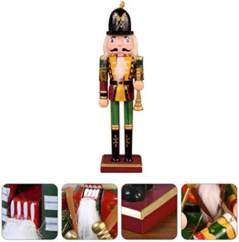 Valiclud Wooden Christmas Nutcracker Soldier Figures