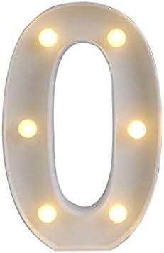 LED Número 5 Luzes sinal 5 Light Up Sign perfeito para eventos ou decoração de decoração de casa