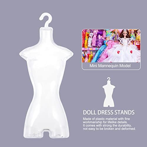 Jóias Kisangel Stand Stand Stand Doll Roupos- Mannequin de vestido | Formulário de costura | Se encaixa em bonecas 2pcs mini vestido