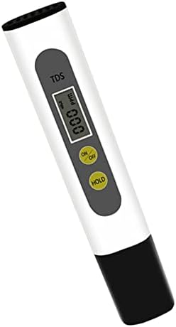 Testador de medidor de água de Colcolo Tela LCD, testador de qualidade da água para água potável interna, preto