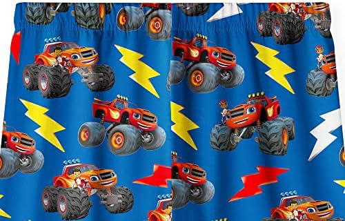 Djylbv Kids Blaze Monster Machines Terno de camisetas Meninas Padrões de desenhos animados infantis Camiseta de manga curta de 5