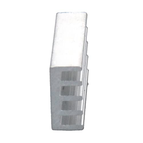 Bettomshin 10pcs Silver Aluminium Refrigere o resfriamento do resfriador de resfriador de resfriador para LED semicondutor Integrado