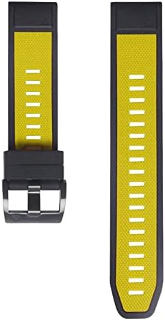 Houcy 26 mm Silicone Redunda rápida Bandeira da faixa de relógio para Garmin Fenix ​​6x 6 6s Pro 5x 5 mais 3HR Enduro Smartwatch