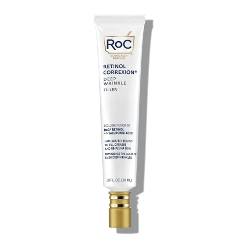ROC retinol Correxion Defuso Facial Facial Filler com ácido hialurônico, tratamento de cuidados com a pele para linhas finas, manchas