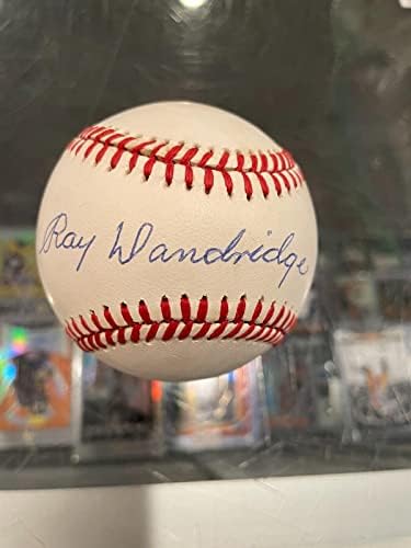 Ray Dandridge Negro Leagues Single Signed Baseball JSA - Bolalls autografados
