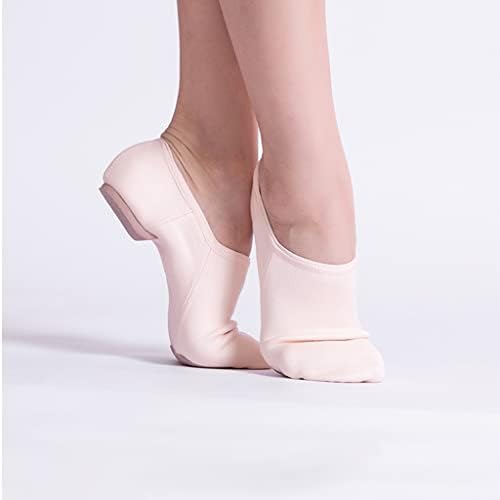 Cujux Sapatos profissionais de dança para mulheres tênis jazz tênis de balé de balé