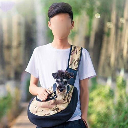 N/A Dog Rucksack Traveler Backpack, Ajuste do ombro ajustável Cão de cão-pequeno de volta