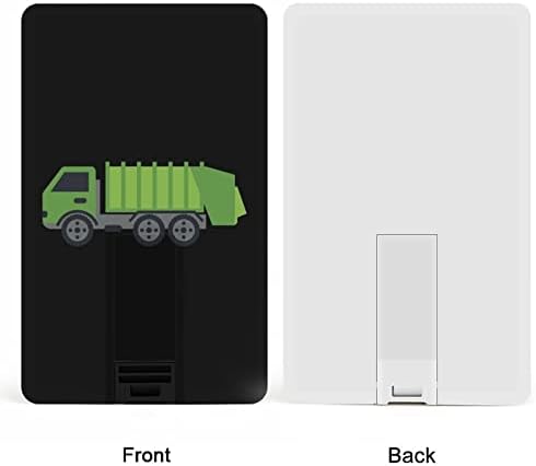 Caminhão de lixo verde USB 2.0 Flash-DRIVES Memory Stick Stand