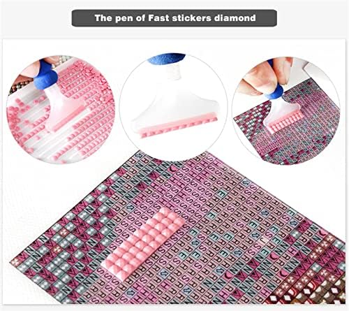 Kits de pintura de diamante DIY 5D para adultos, pinturas de bordados de broca completa de broca de broca de strass