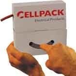 Cellpack 127106 Tubo de encolhimento de calor sem adesivo azul 3 mm Taxa de encolhimento 3: 1 15 m