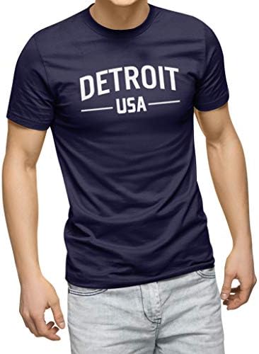 Luxxology Detroit Michigan Novelty Men's T-Shirt