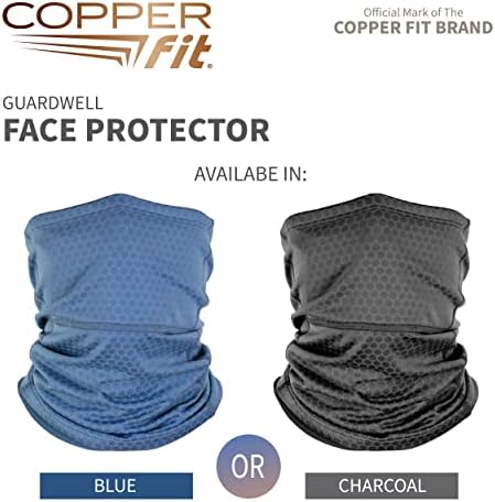 Capper Fit Unissex Adult Guardwell Tampa de rosto e Gaiter de pescoço, azul