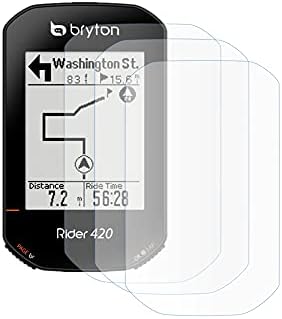MIHEnce MiHence Compatível para o protetor de tela Bryton Rider 420, protetor de tela real HD Premium para Bryton Rider