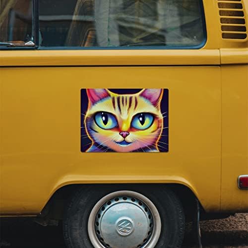 Ímã de carro de animal fofo 2 PCs - ímã de carro retrato - adesivo de gatinho