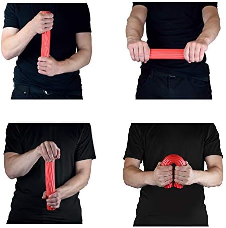 Logest Twist Hand Exerciser barras para fisioterapia - alivia a dor na tendinite e melhorar a força da garra - cotovelo do