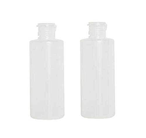 2pcs vazios transparentes viagens de plástico recarregável tubos macios Squeeze Bottle com capa de capa de flip emulting