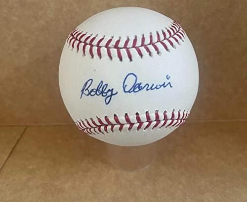 Bobby Darwin Dodgers/Twins/Cubs/Reds Sox assinou M.L. Baseball JSA AH46938