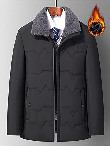 Jaquetas para homens jaquetas homens jaquetas homens 1pc borg colar zíper thermal boux jackets para homens