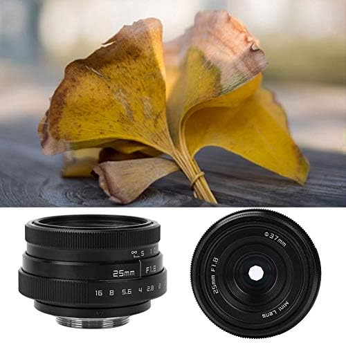 25mm F1.8 APS-C Abertura de grande angular ampla lente manual de lentes manual da Olympus, para a Sony, para Fuji FX, para Nikon, para Canon M, para a câmera pentax sem espelho