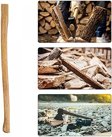 Uxcell 35 polegadas de madeira de reposição longa alça de substituição Curvida Mança substituível para machado martelo oval de carvalho