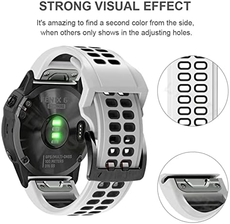 Skm Smart Watch Band Straps para Garmin Fenix ​​7x, Fenix ​​6x, 3HR, Fenix ​​5x, Descent Mk2, Enduro, Bracelete Delta Tactix Pulseira