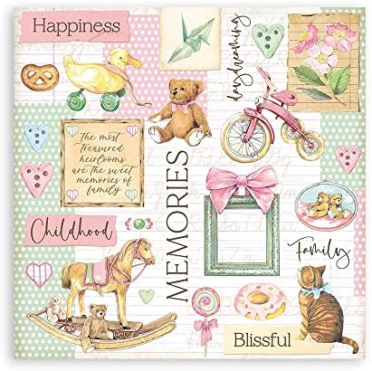 STAMPERIA INT, KFT Paper Pad 6x6 10pk Day Dream, multicolor