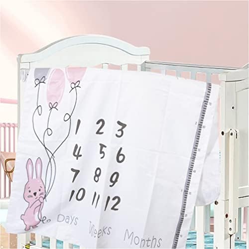 Toyvian Kids Blanket decorativo arremesso de cobertores de bebê Milestone Photo Props Bobertor: Gráfico de crescimento Bobertor Background