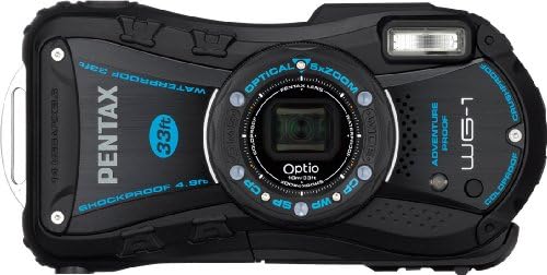 Pentax Optio WG-1 Adventure Series 14 MP Câmera digital à prova d'água com zoom óptico angular 5X de 5x