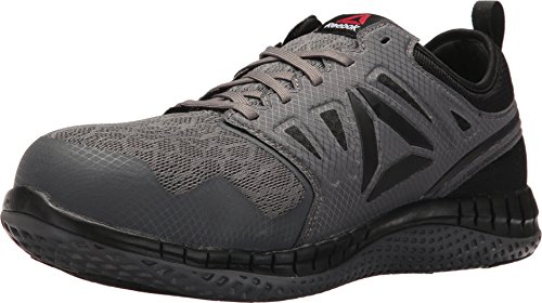 Reebok Work Zprint de segurança masculina Toe Athletic Shoe, cinza escuro, 12