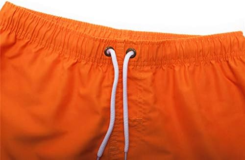 Kamemir Men's Standard Comfort Swim Trunks, shorts com fechamento de cordão e cintura elástica completa