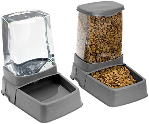 Sportpet Food Bowls_Raised Stainless Steel Bowl_Gravity Feder and Waterer