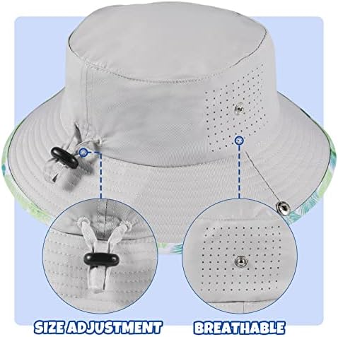Bayizs Sun Sun Hat, bloqueia 99% dos raios UV, chapéu de sol infantil com estampa de moda, chapéu de sol para bebês, bebedouros de