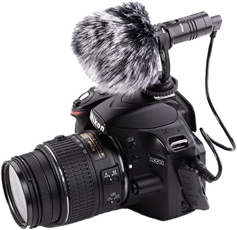 Microfone de câmera DSLR da Nicama SGM8S para Canon EOS, Nikon DSLR Cameras Sony Camcorders- Recording Perfect Entrevista Shopgun