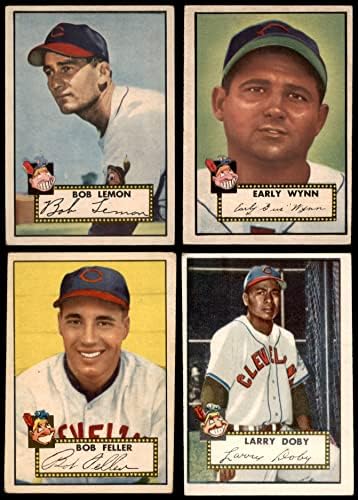 1952 Topps Cleveland Indians Low Number Team Set Cleveland Indians VG Indians