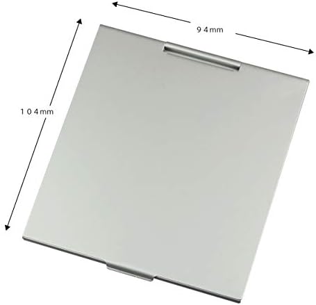 Espelho compacto de alumínio M CR-580 Silver Pack de 10