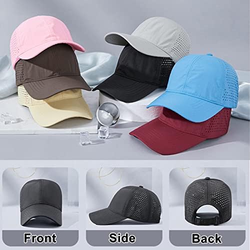 Capace de beisebol de malha de malha actlati para homens homens esportes de verão Capas de proteção UV respiráveis ​​Caps