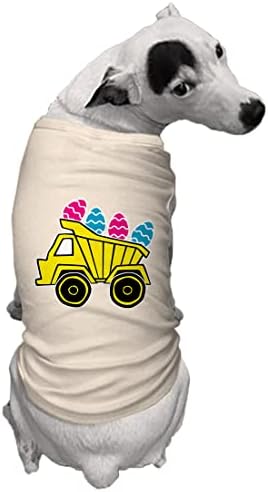 JUMPT TROURCO COM OGOS DE Páscoa - Camisa de cachorro de construção