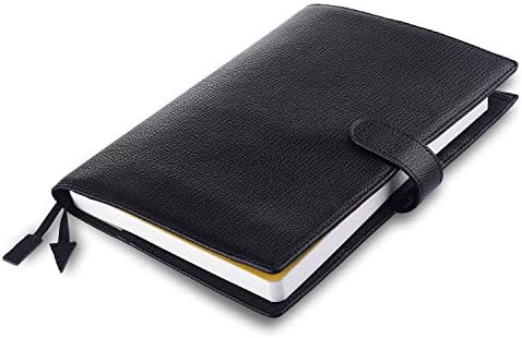 Organizador pessoal de capa de cobertura de couro genuíno, compatível com stalogy hobonichi A5 Size Planner Notebooks