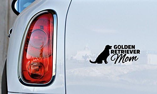 Golden retriever mãe versão 2 adesivo de vinil adesivo adesivo de pára -choques para carros automáticos caminhões Windshield paredes