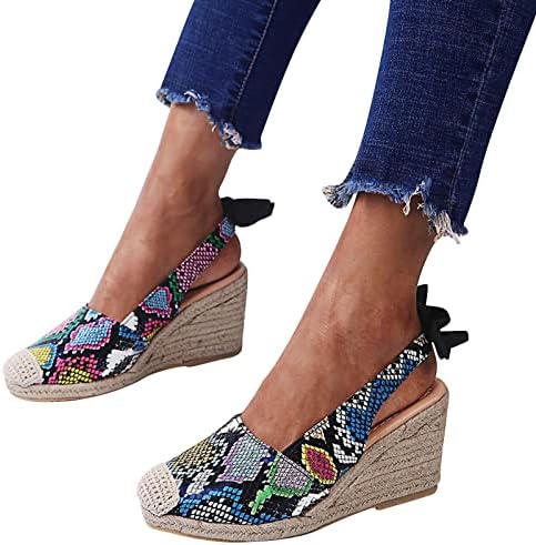 RBCULF Sandals for Women Casa de verão Crescente Vá Slip On Sapaters Slippers Slip em sapatos de caminhada sandálias leves