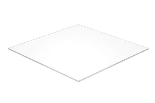 Folha de acrílico de design de Falken, translúcido cinza translúcido 29%, 8 x 8 x 1/8