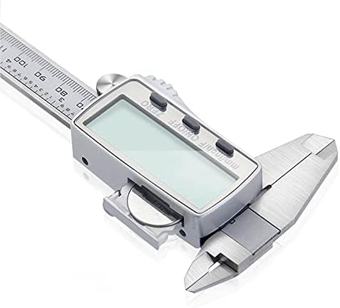 Pinça digital de uxzdx cujux 0-150mm/6 fração/métrica/polegada de aço inoxidável micrômetro de pinça de pinça vernier eletrônico Instrumento de medição